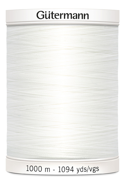 All-purpose sewing thread Gütermann | 1000m | white