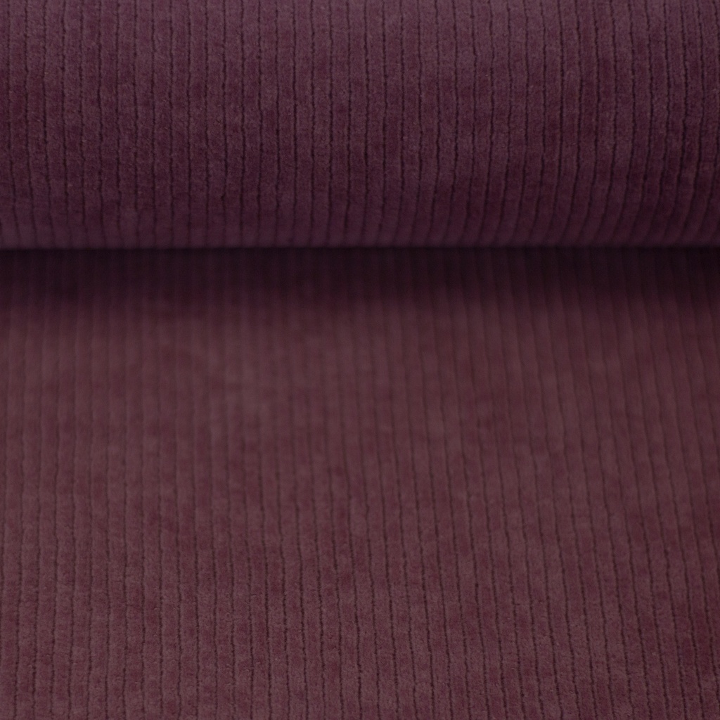 Corduroy jersey or ribbed nicky | Juna at Swafing | old pink