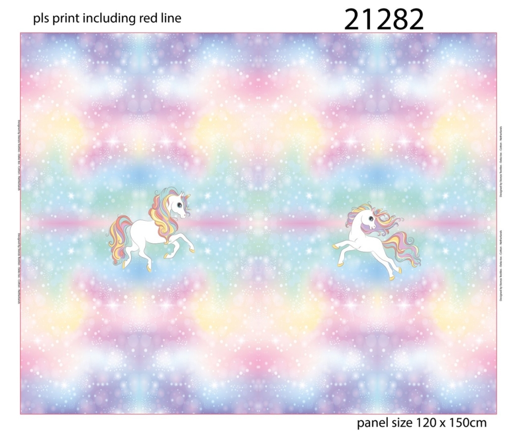 panel | Jersey Unicorn by Stenzo | pastel, colorful