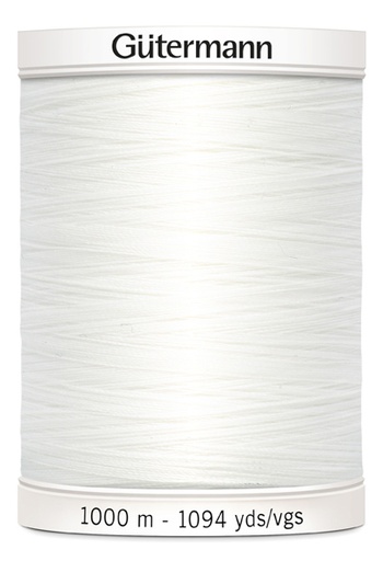 [gut-1000-800] All-purpose sewing thread Gütermann | 1000m | white