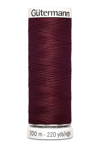 [748277-369] Gütermann all-round sewer 200m | Color burgundy 369