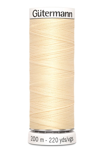 [748277-610] Gütermann all-round sewer 200m | Color light yellow 610