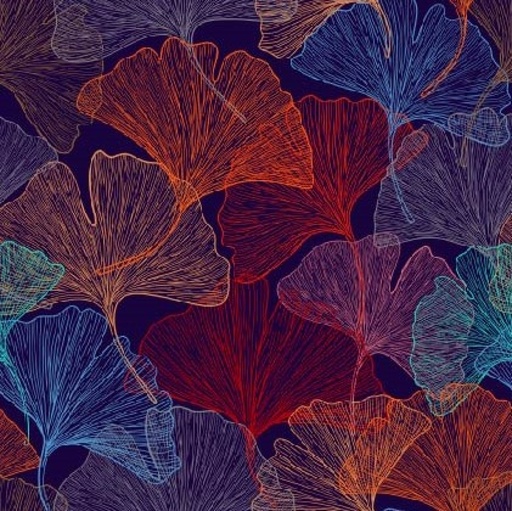 [24983-11] Jersey | Ginko colorful