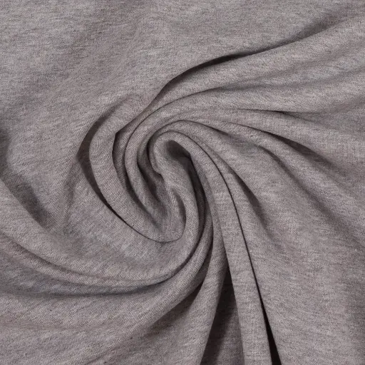 [080514-001183] French Terry | Maike melange | grau 1183