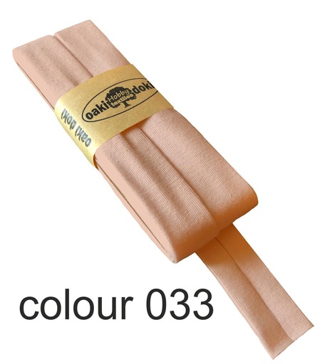 [198410-033] Jersey bias binding | oaki doki | different colors | 3meter, 20mm<span> - </span>light pink