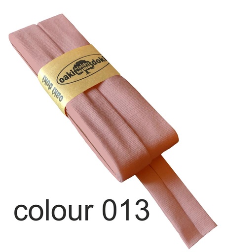 [198410-013] Jersey bias binding | oaki doki | different colors | 3 meters, 20mm<span> - </span>old pink