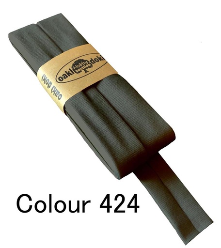 [198410-424] Jersey bias binding | oaki doki | different colors | 3 meters, 20mm<span> - </span>dark green