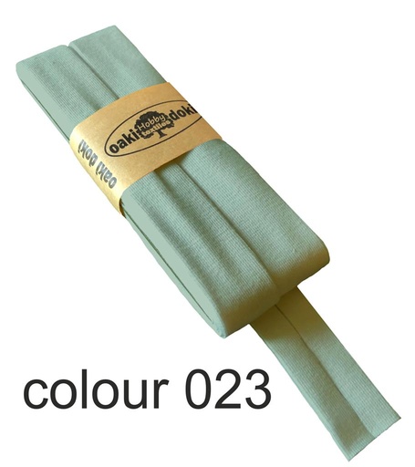 [198410-023] Jersey bias binding | oaki doki | different colors | 3 meters, 20mm<span> - </span>mint