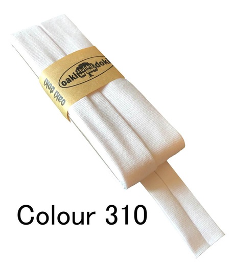 [198410-310] Jersey bias binding | oaki doki | different colors | 3 meters, 20mm<span> - </span>cream white
