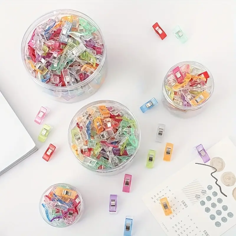 [klam-mittel] 10 fabric clips | 2.6cm | colorful